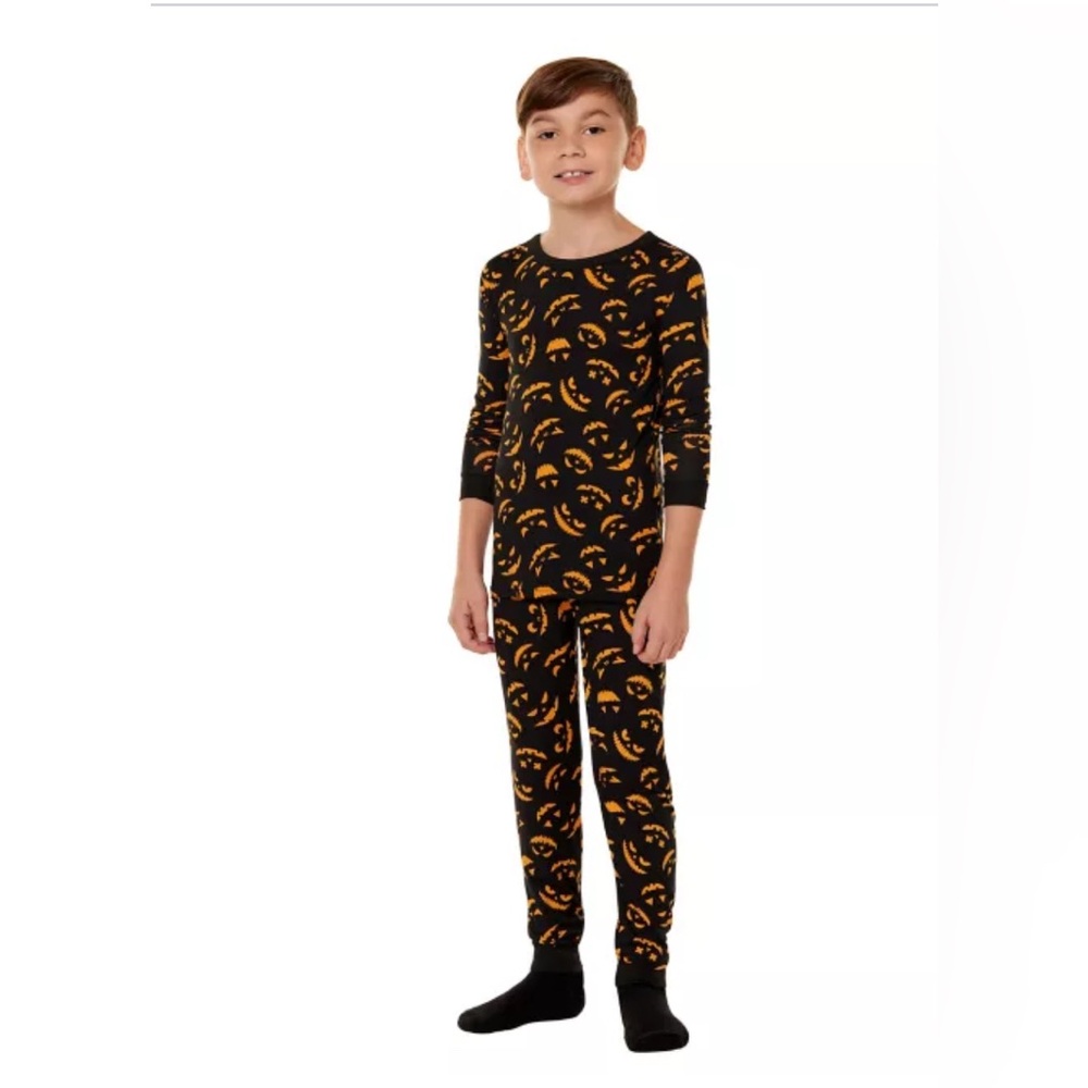 Kids Jack-O'-Lantern Pajama Set